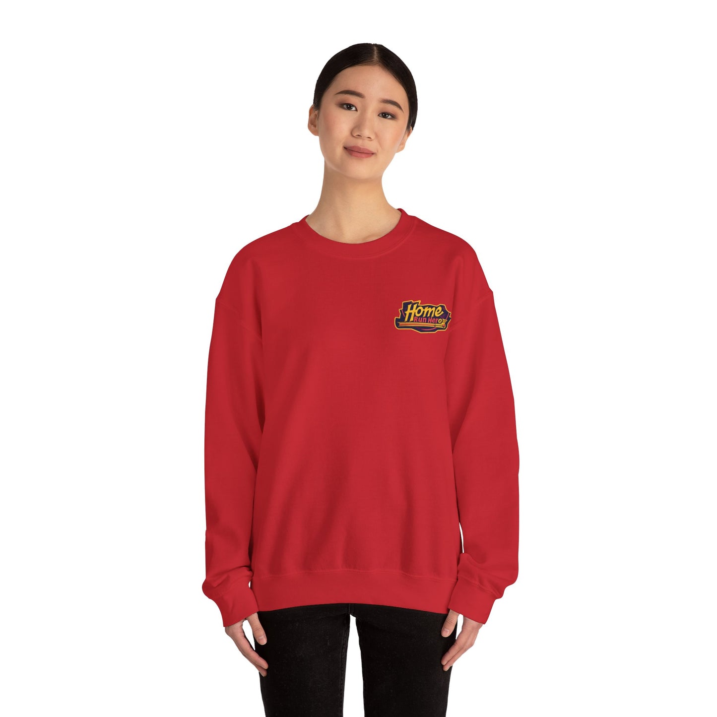 Baseball Home Run Hero - Adult Unisex Heavy Blend™ Crewneck Sweatshirt