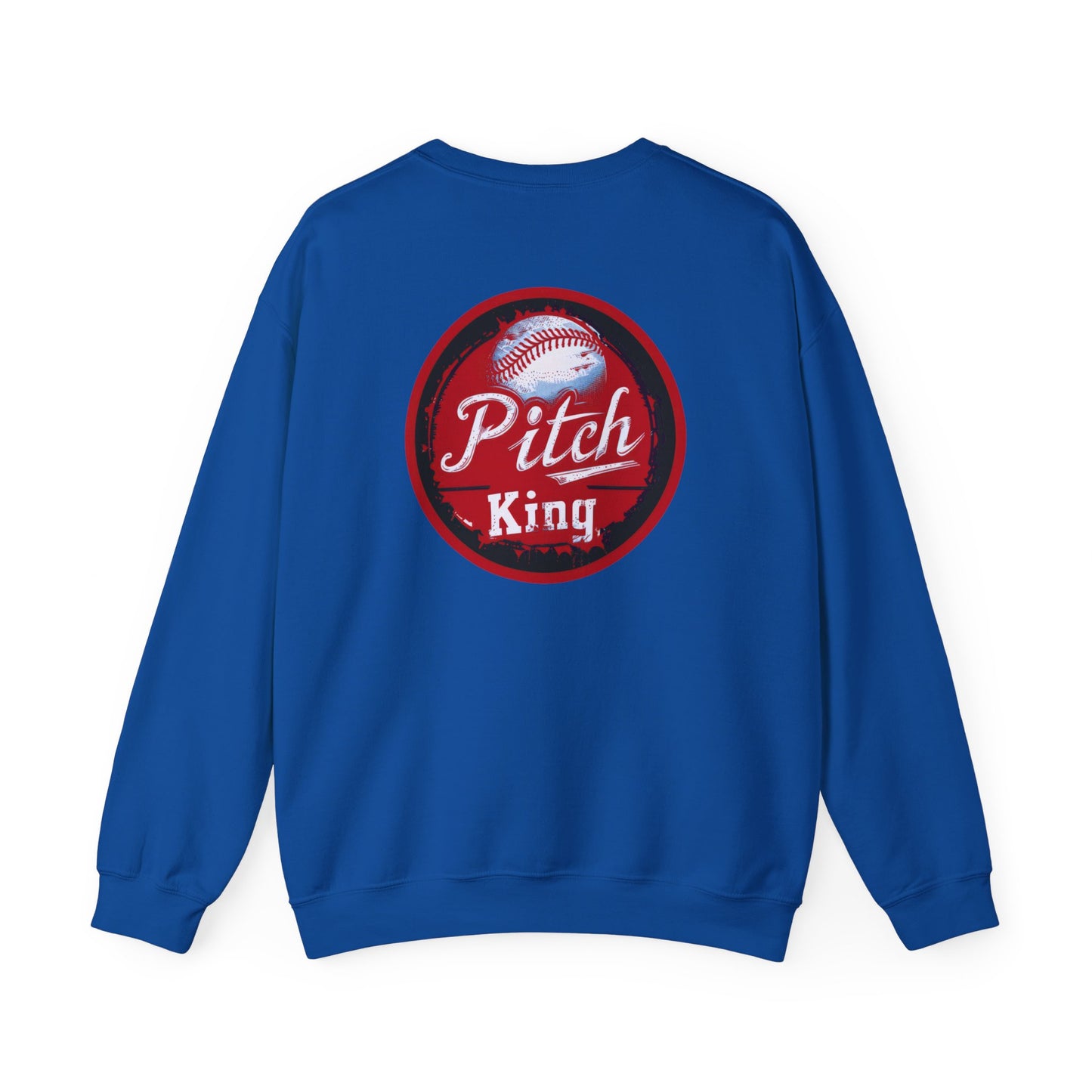 Baseball Pitch King - Adult Unisex Heavy Blend™ Crewneck Sweatshirt