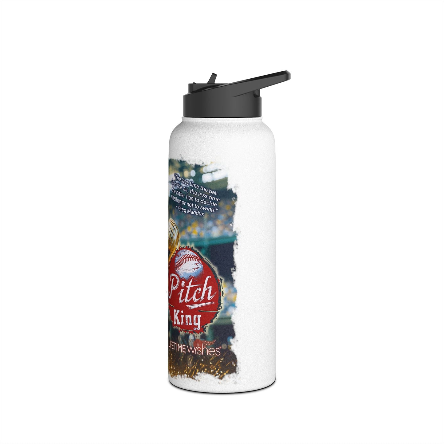 Pitch King Lion - Stainless Steel Water Bottle, Standard Lid