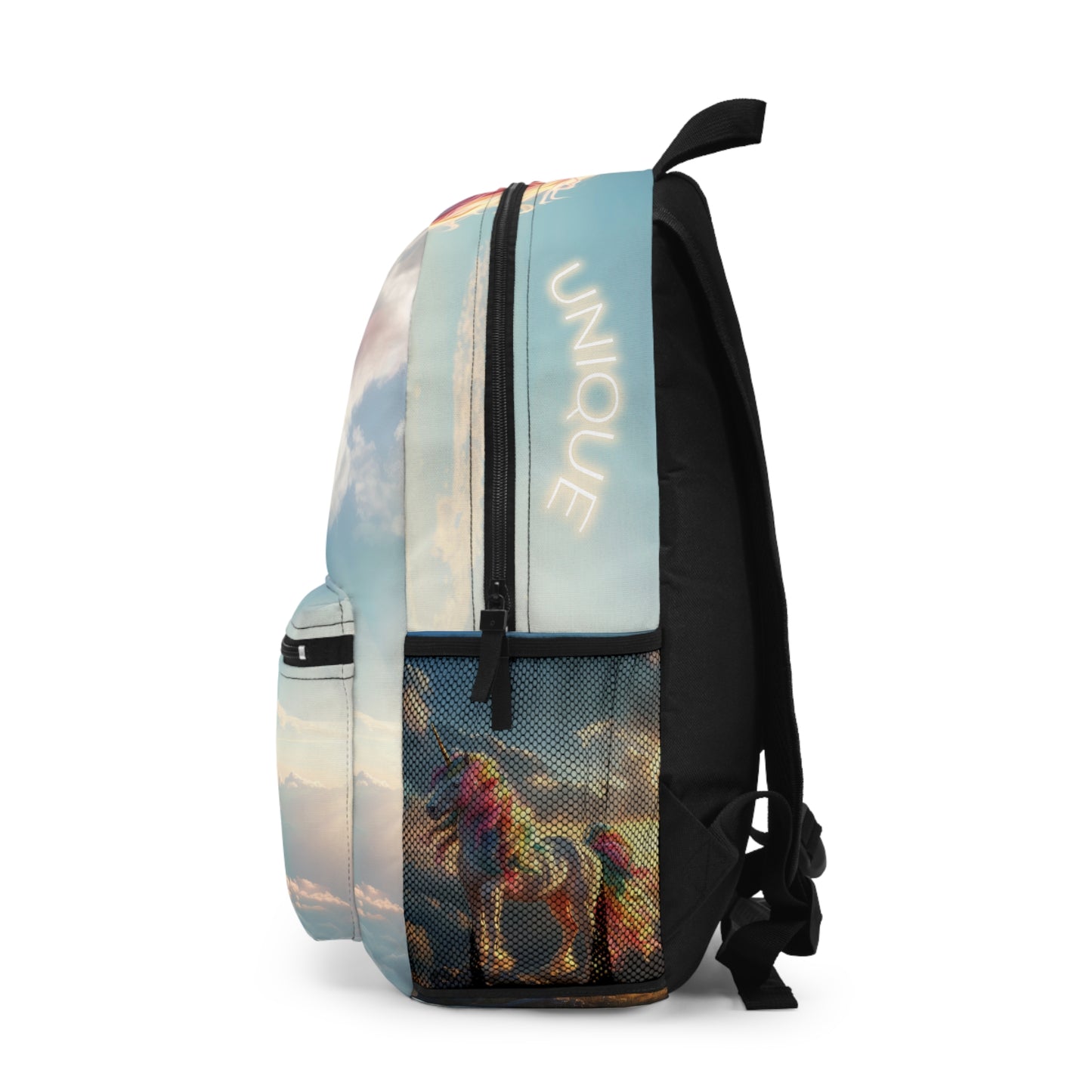 The "Unique" Write & Wear Inspiration Backpack w/ space to personalize one's unique traits, Shakespeare Quote, back to school,  gift for her