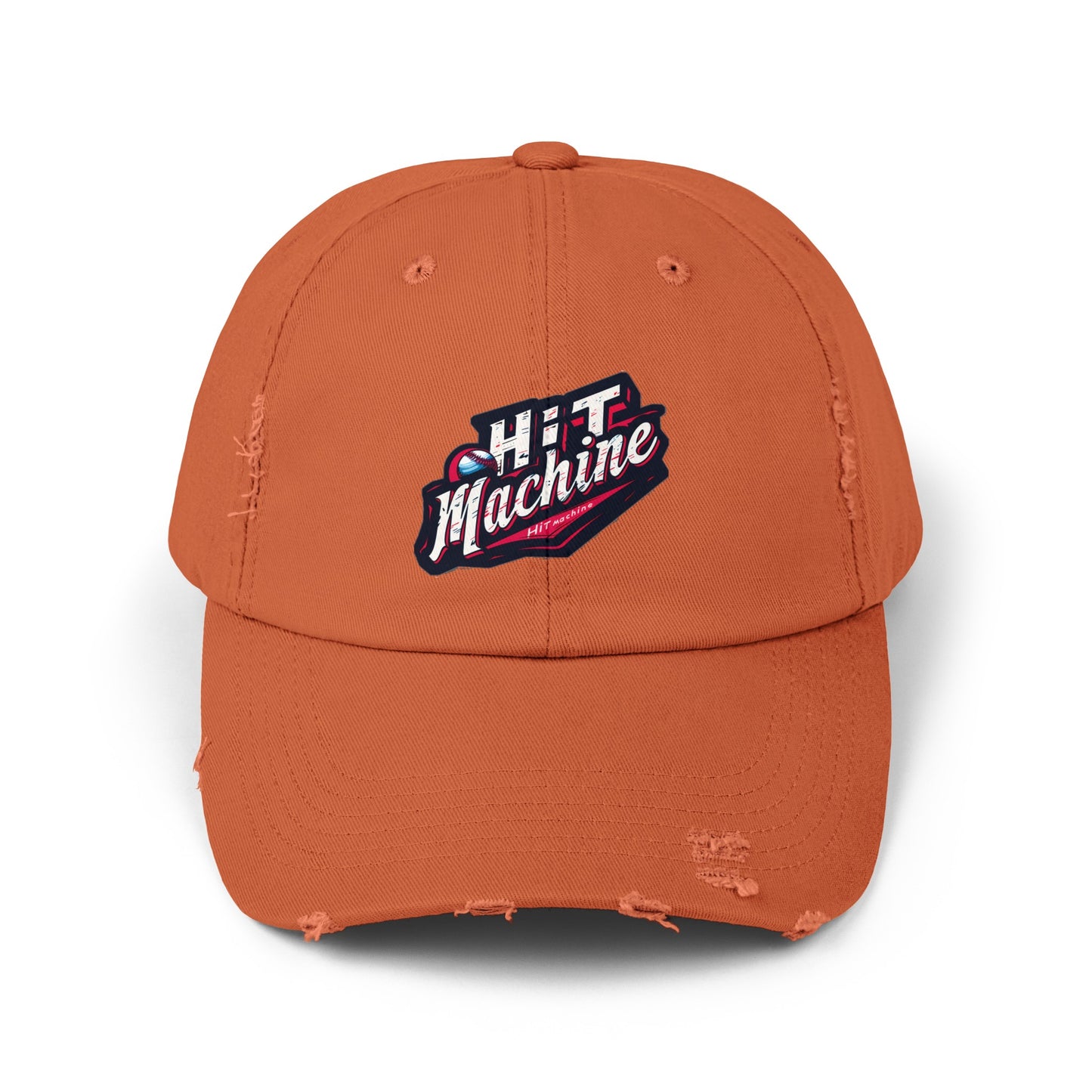 Baseball Hit Machine - Unisex Distressed Cap by Lifetime Wishes