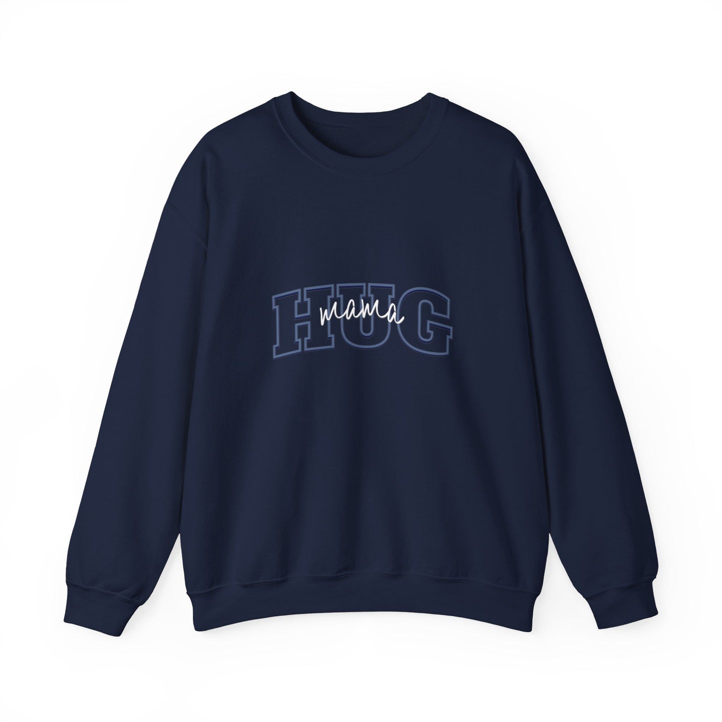 Mama Hug Sweatshirt  Unisex Heavy Blend™ Crewneck Sweatshirt,  Vintage Sweatshirt, College Sweatshirt, Retro Sweatshirt, Adult, Oversized