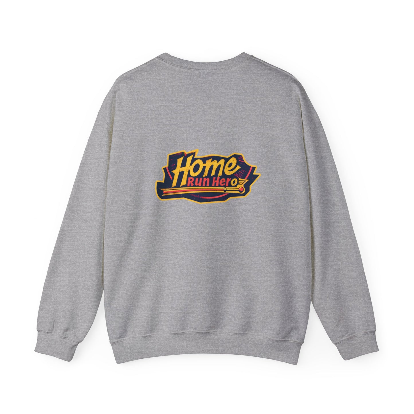 Baseball Home Run Hero - Adult Unisex Heavy Blend™ Crewneck Sweatshirt