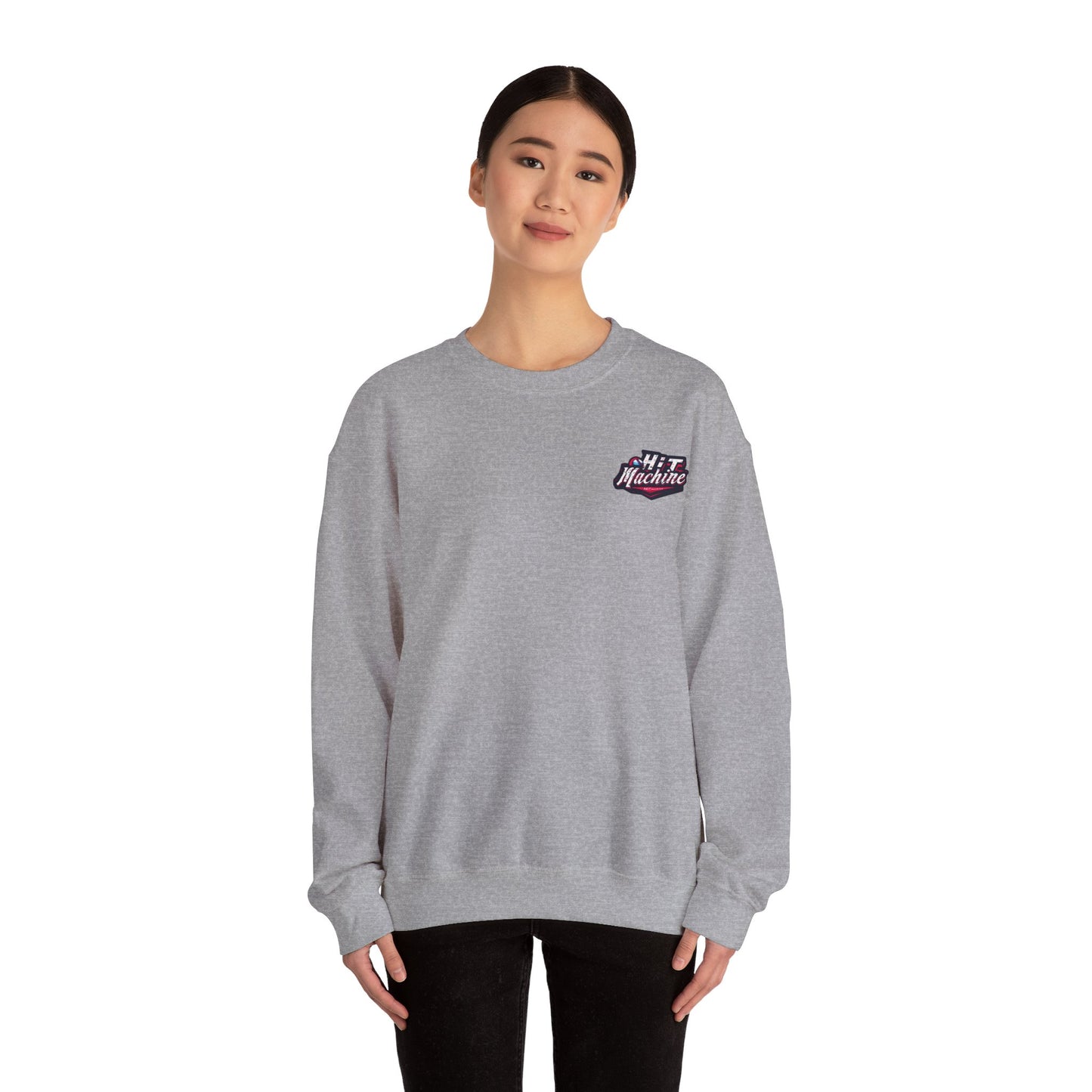 Baseball Hit Machine - Adult Unisex Heavy Blend™ Crewneck Sweatshirt