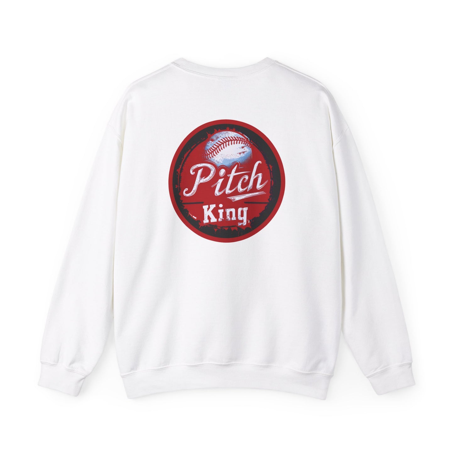 Baseball Pitch King - Adult Unisex Heavy Blend™ Crewneck Sweatshirt