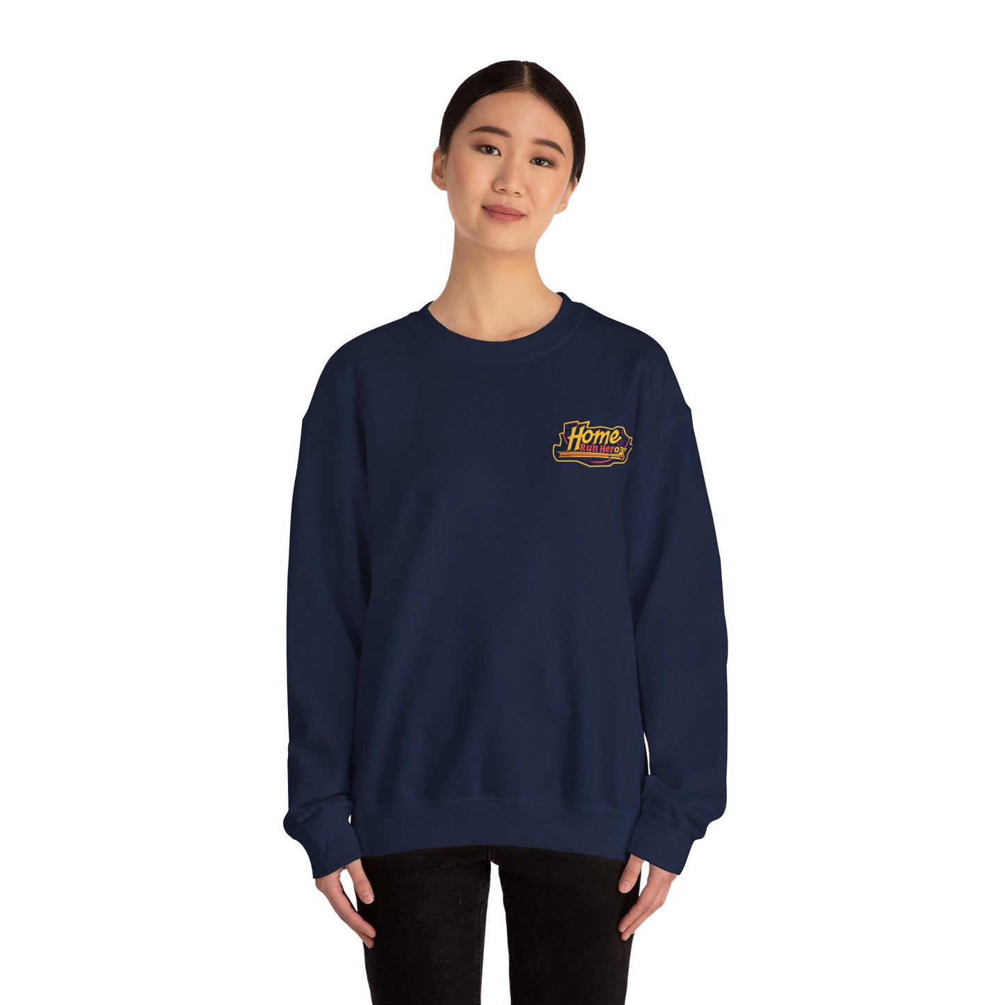 Baseball Home Run Hero - Adult Unisex Heavy Blend™ Crewneck Sweatshirt