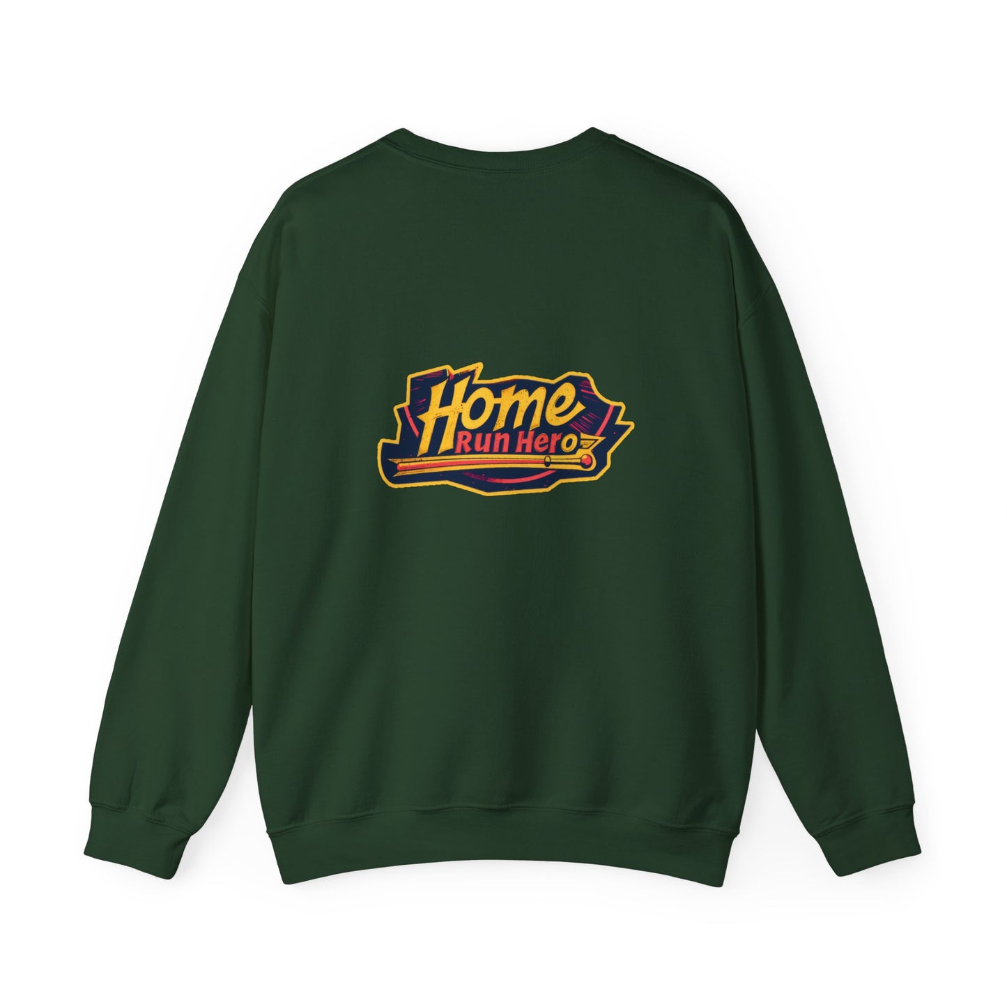 Baseball Home Run Hero - Adult Unisex Heavy Blend™ Crewneck Sweatshirt