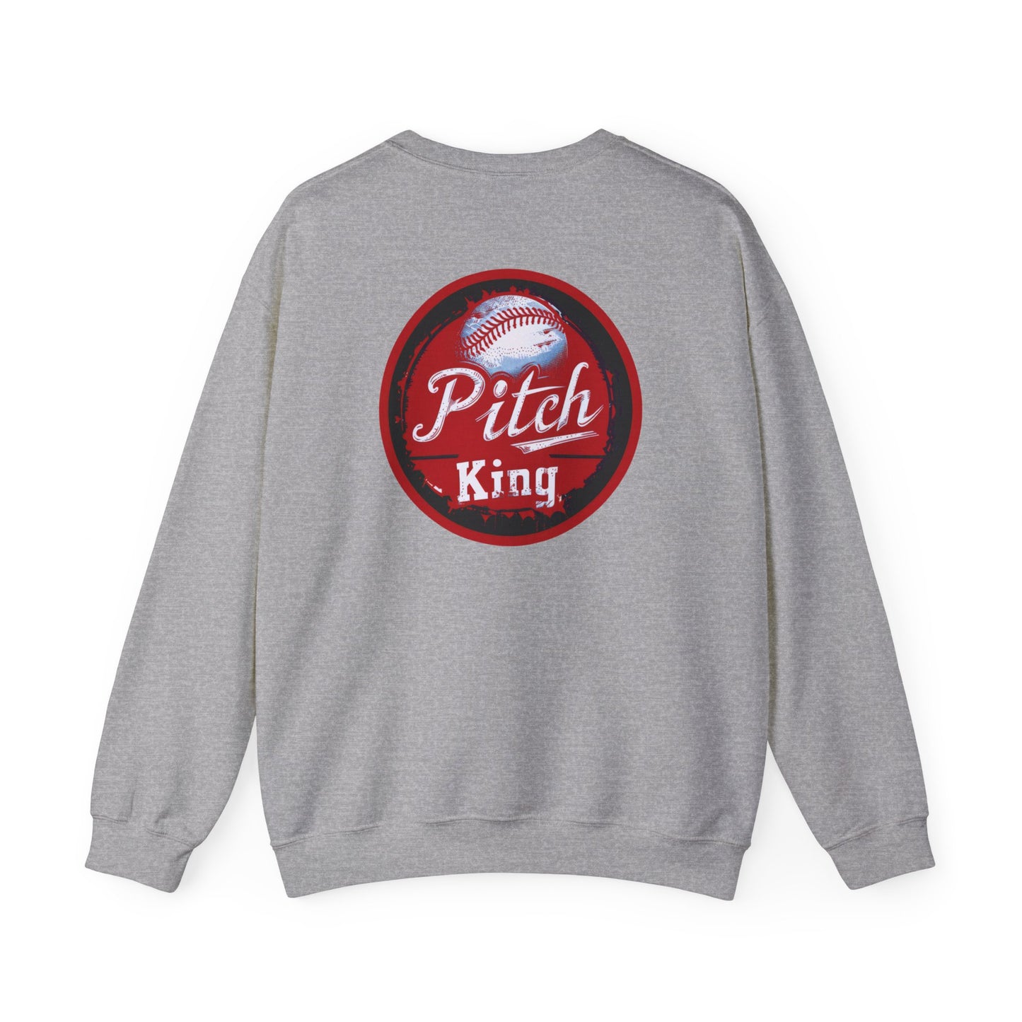 Baseball Pitch King - Adult Unisex Heavy Blend™ Crewneck Sweatshirt