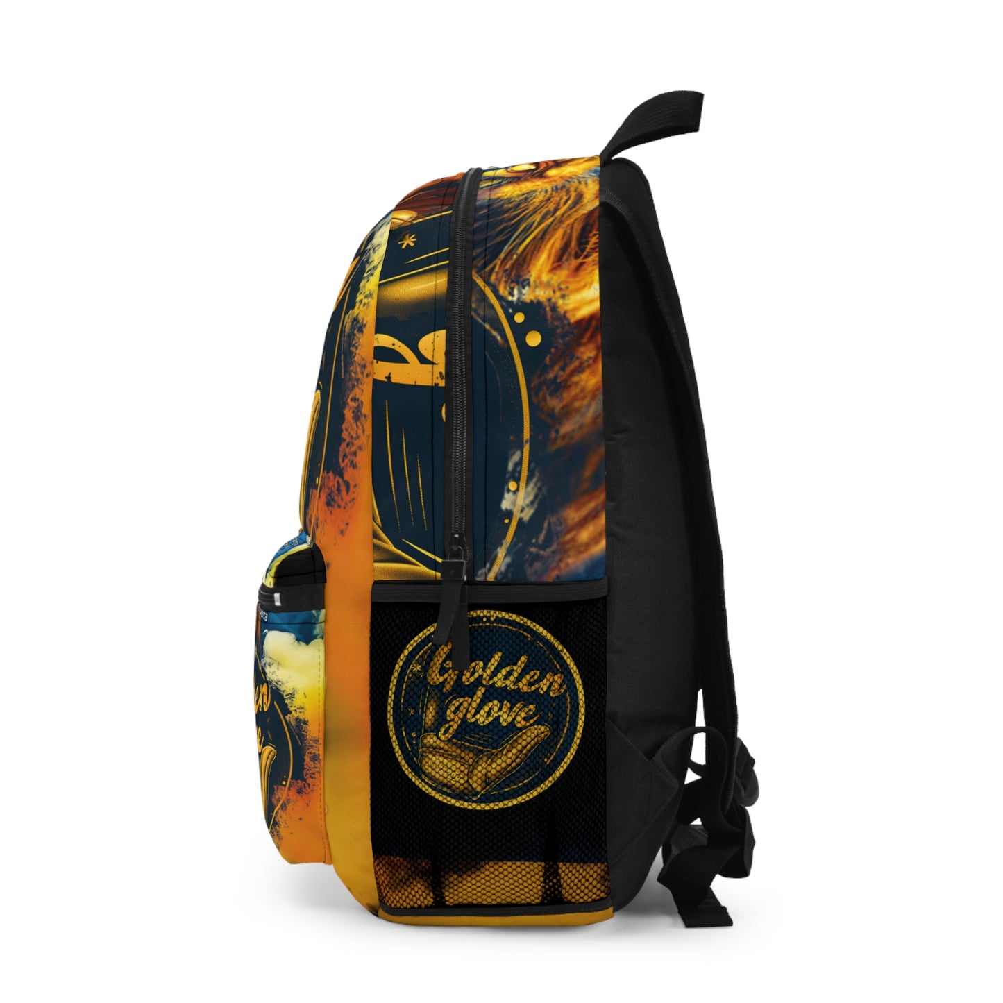 Baseball 'Golden Glove' Lion Backpack Featuring Inspirational Yogi Berra Quote