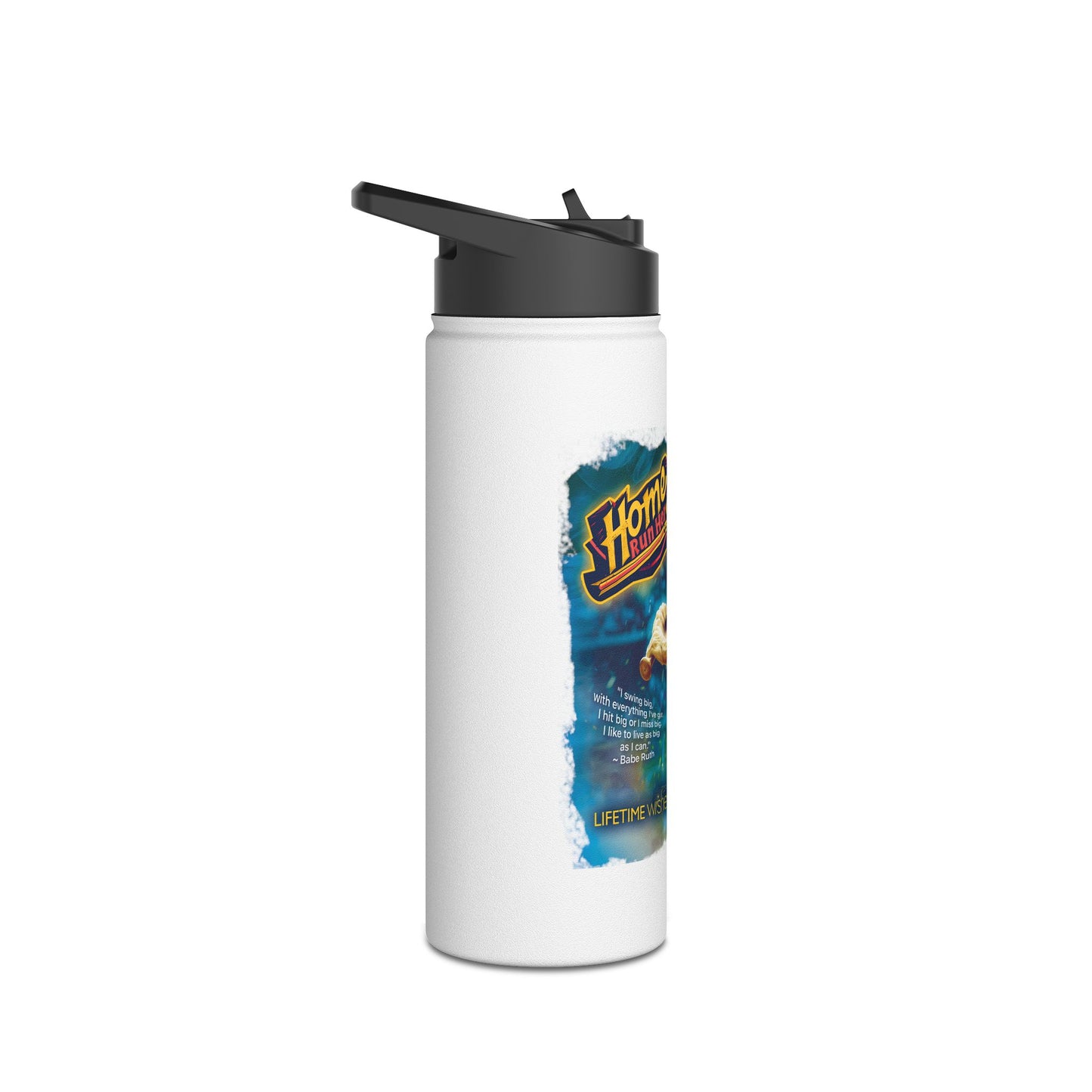 Golden Glove Lion - Stainless Steel Water Bottle, Standard Lid