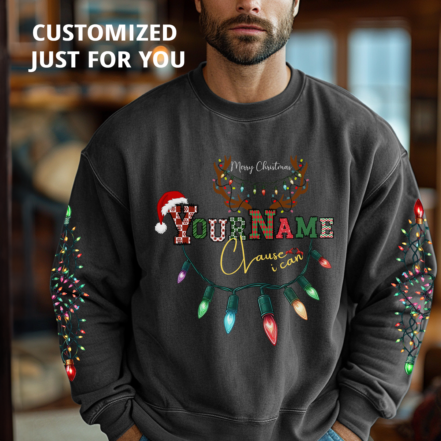 Custom Ugly Christmas Sweatshirt