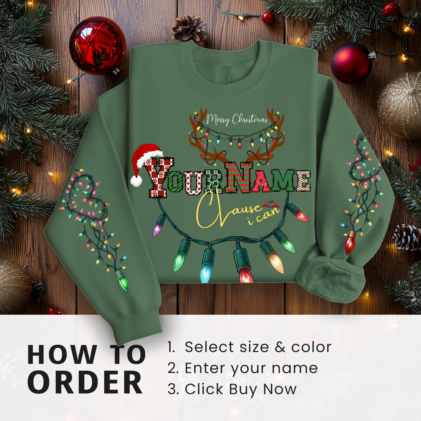 Custom Ugly Christmas Sweatshirt