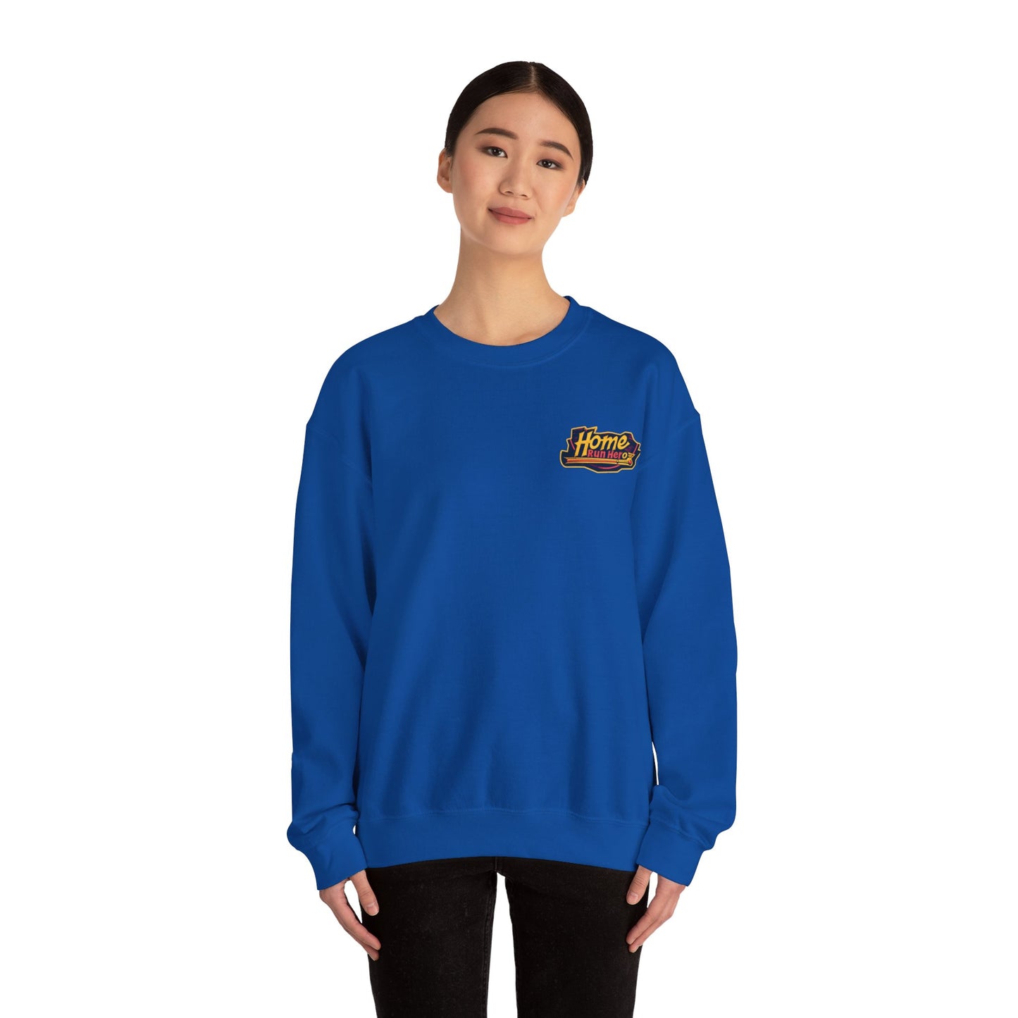 Baseball Home Run Hero - Adult Unisex Heavy Blend™ Crewneck Sweatshirt