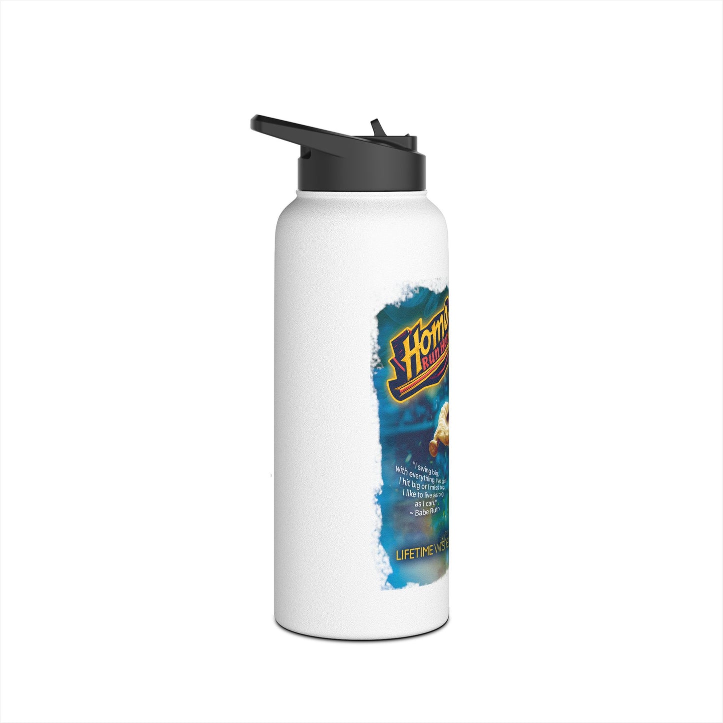 Golden Glove Lion - Stainless Steel Water Bottle, Standard Lid