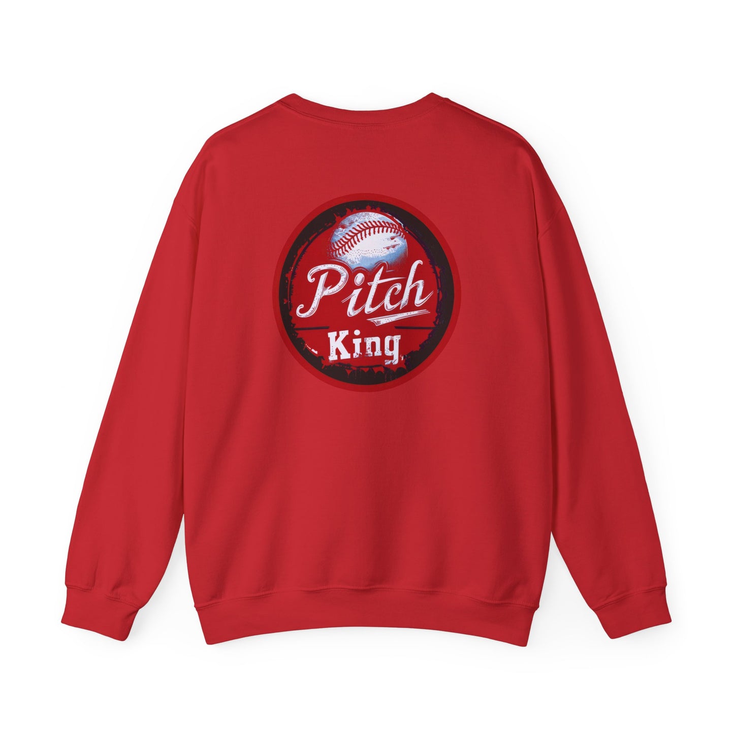 Baseball Pitch King - Adult Unisex Heavy Blend™ Crewneck Sweatshirt