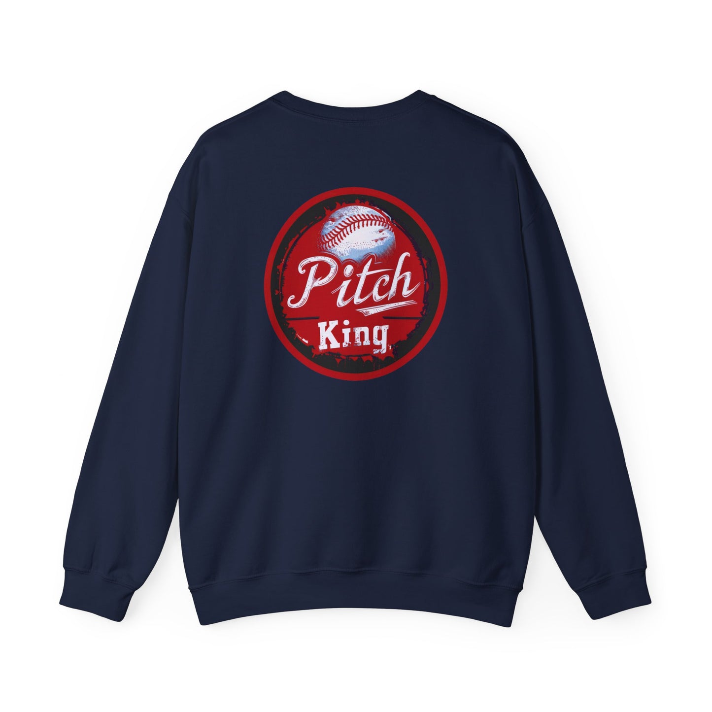 Baseball Pitch King - Adult Unisex Heavy Blend™ Crewneck Sweatshirt