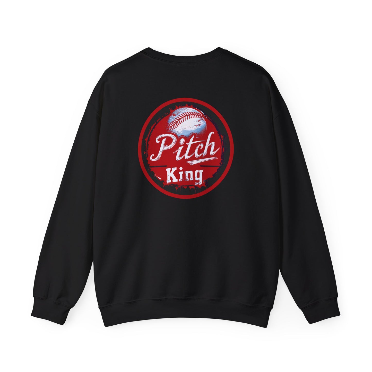 Baseball Pitch King - Adult Unisex Heavy Blend™ Crewneck Sweatshirt