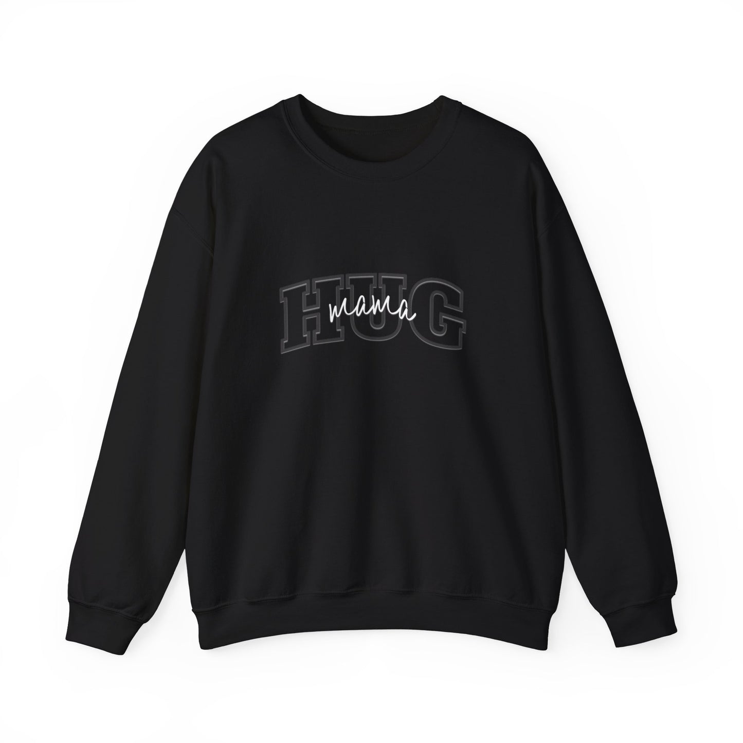 Mama Hug Sweatshirt  Unisex Heavy Blend™ Crewneck Sweatshirt,  Vintage Sweatshirt, College Sweatshirt, Retro Sweatshirt, Adult, Oversized